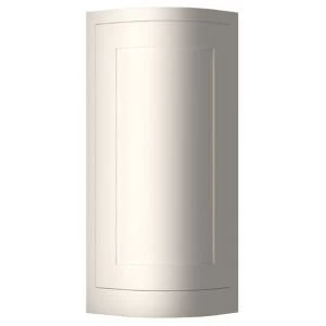 Image of Cooke Lewis Carisbrooke Ivory Framed Tall wall external curved door