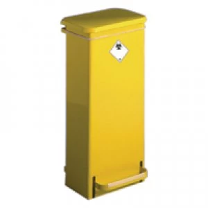 Image of Slingsby Fire Retardant Sack Holder 17 Litre Freestanding Yellow 316099