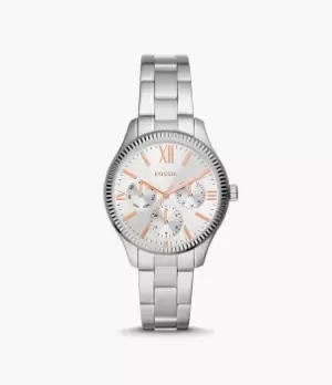 Image of Fossil Women Rye Multifunction Stainless Steel Watch