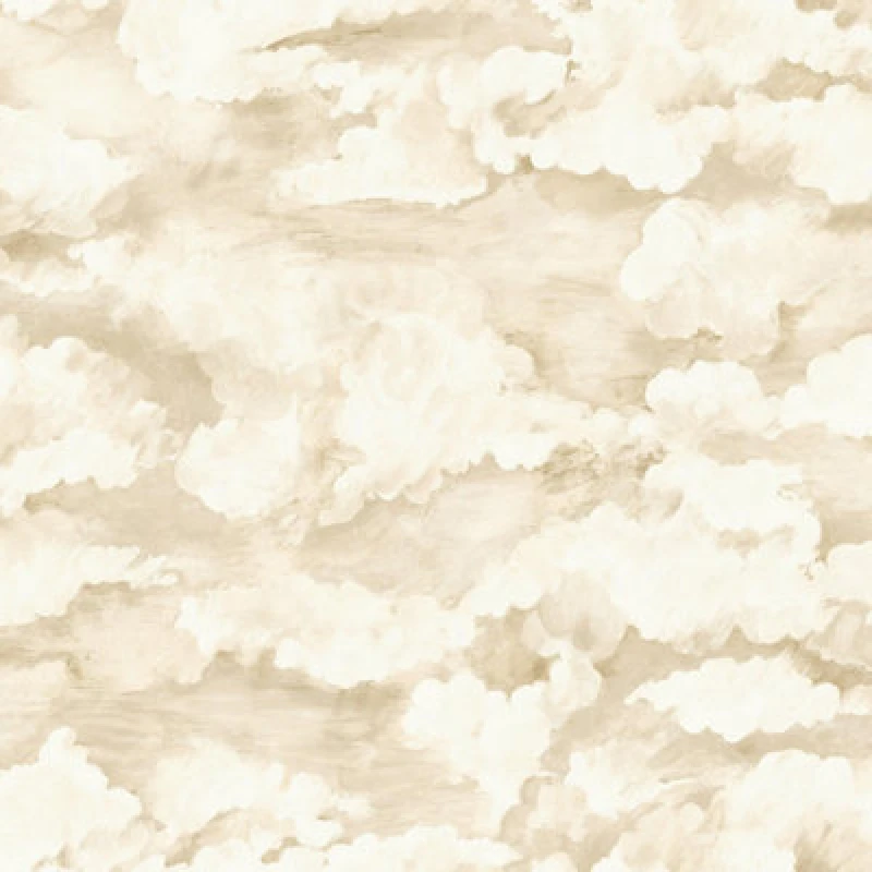 Image of Holden Decor Cloudscape Cream Wallpaper 10m x 53cm, Cream 13710