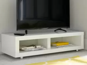 Image of LPD Puro White High Gloss TV Cabinet Flat Packed