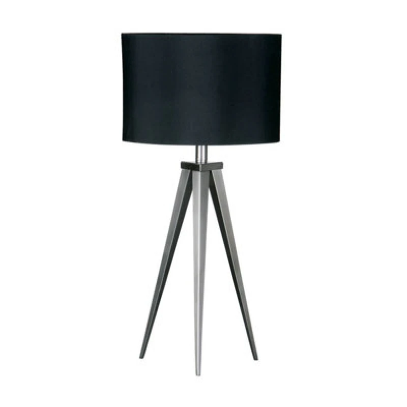 Image of Premier Housewares Interiors by Premier Tripod Feature Lamp Black