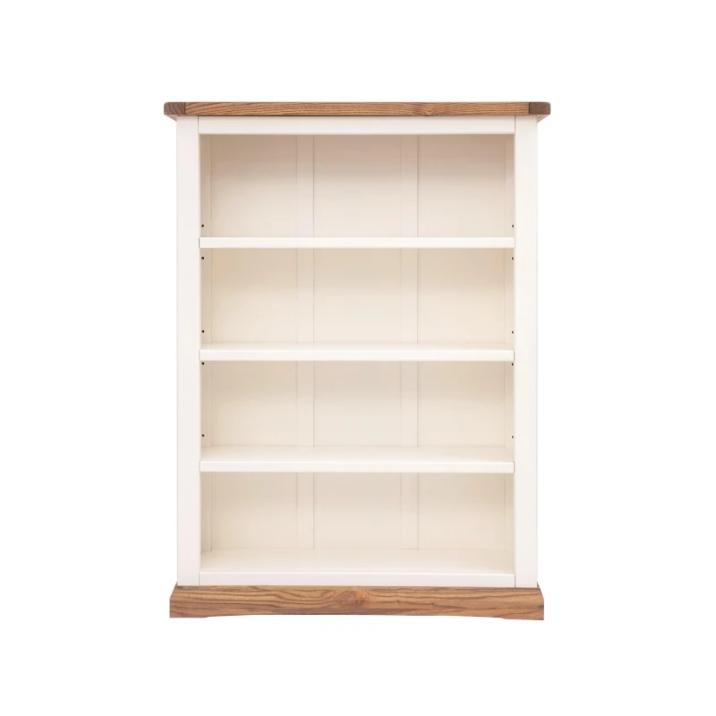 Image of Cabinet Bits Tropea Off White Bookcase 120X90X25Cm