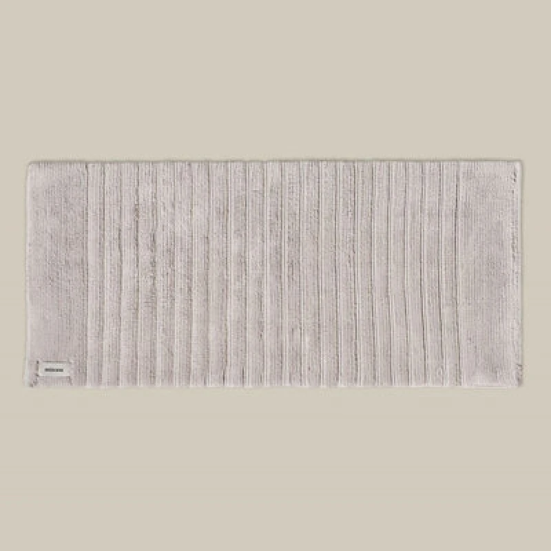 Image of Misona Organic Cotton Bath Runner - Light Grey