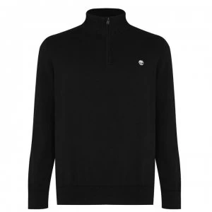 Image of Timberland Williams Zip Sweater - Black