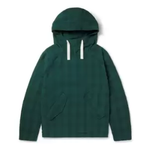 Image of Albam Seersucker Hooded Smock Jacket - Green