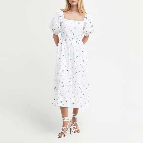 Image of Barbour Fairacre Cotton-Poplin Dress - UK 8