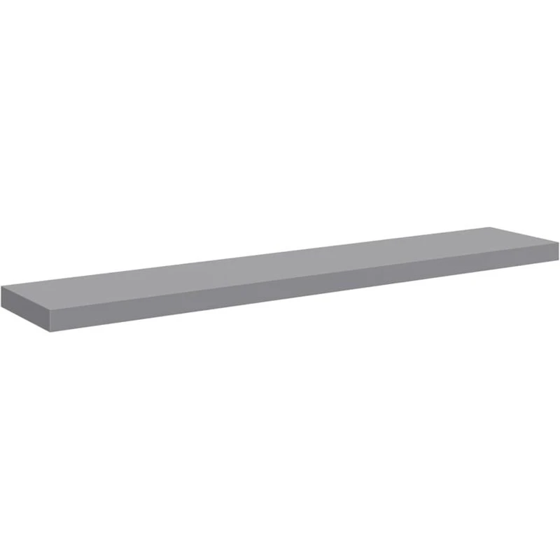 Image of VIDAXL Floating Wall Shelf Grey 120x23.5x3.8cm mdf Vidaxl 8720286074930