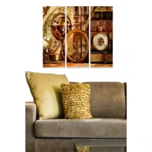 Image of MDF326283848 Multicolor Decorative MDF Painting (3 Pieces)