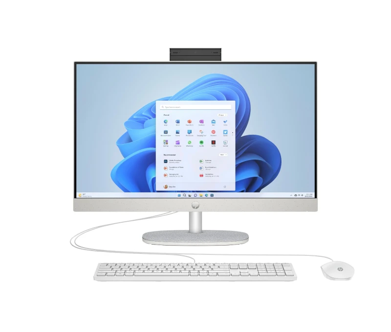 Image of HP 24-cr0047na Intel Core i5-1335U 8GB RAM 512GB SSD 23.8" Windows 11 Home All-in-One Desktop PC BM5L5EA#ABU