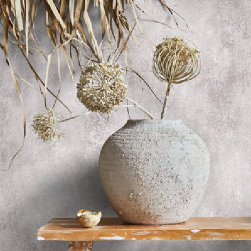 Image of Galerie Industrial Effects Plain Texture Silver Grey Wallpaper 82249, Silver 82249