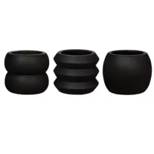 Image of Sass & Belle Totem Black Cement Planter (One Random Supplied)