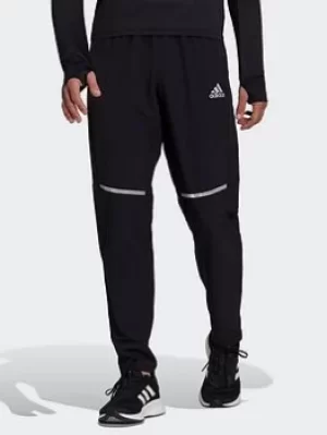 Image of adidas Own The Run Soft Shell Joggers, Black, Size L, Men