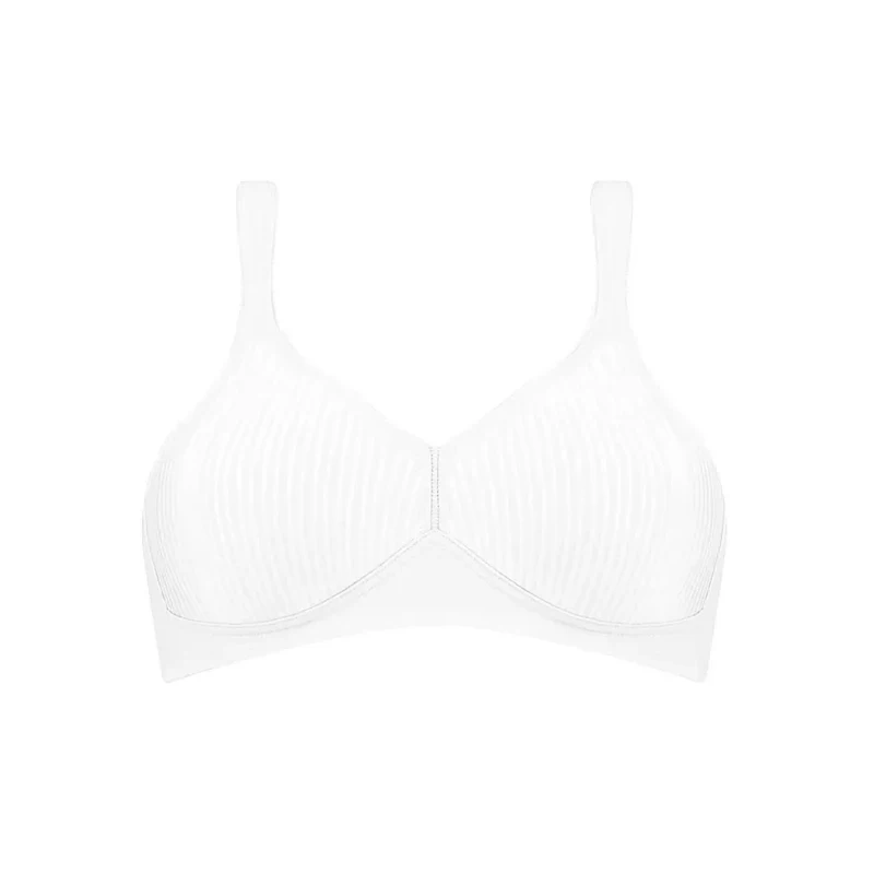 Image of Triumph Triumph Modern Cotton NonWired Bra White White - Triumph - Size: 42C White Female 42C XI22515