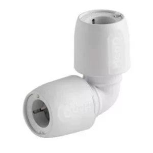 Image of Hep2O Push-Fit Pipe Elbow (Dia)15mm, Pack Of 10