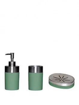 Image of Aqualona Delray Lotion Bottle, Tumble & Soap Dish