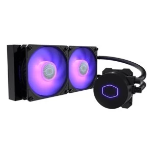 Image of Cooler Master MasterLiquid ML240L V2 RGB Universal Socket 240mm PWM 1800RPM RGB LED AiO Liquid CPU Cooler