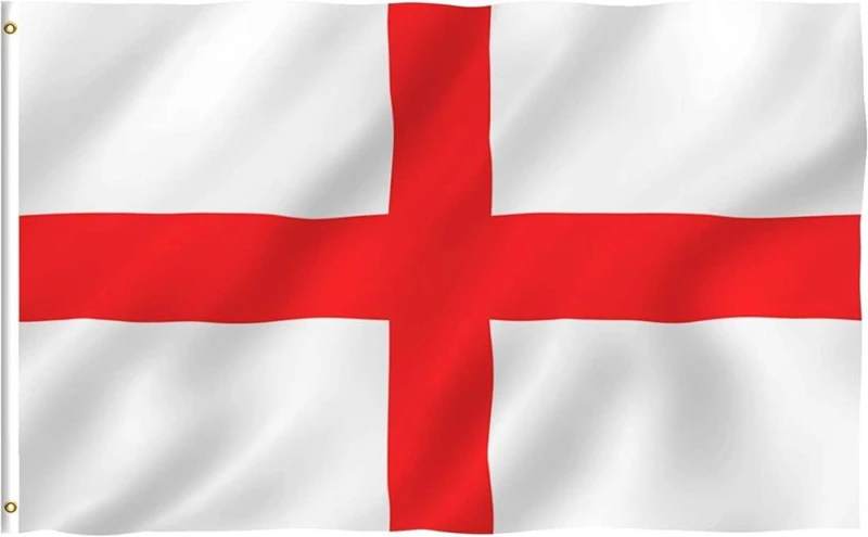 Image of Shatchi 2 X 3ft England National Flags Events Pub BBQ Decorations for Rugby Cricket Football Sports 2023 World Cup Banner Fan Supp Multi unisex