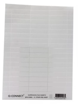 Image of Q Connect Susp File Insert White P50
