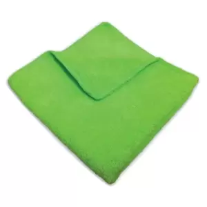 Image of 32X36CM Economy Green Microfibre Cloth