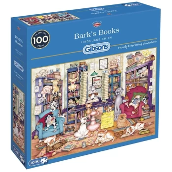 Image of Barks Books Jigsaw Puzzle - 1000 Pieces