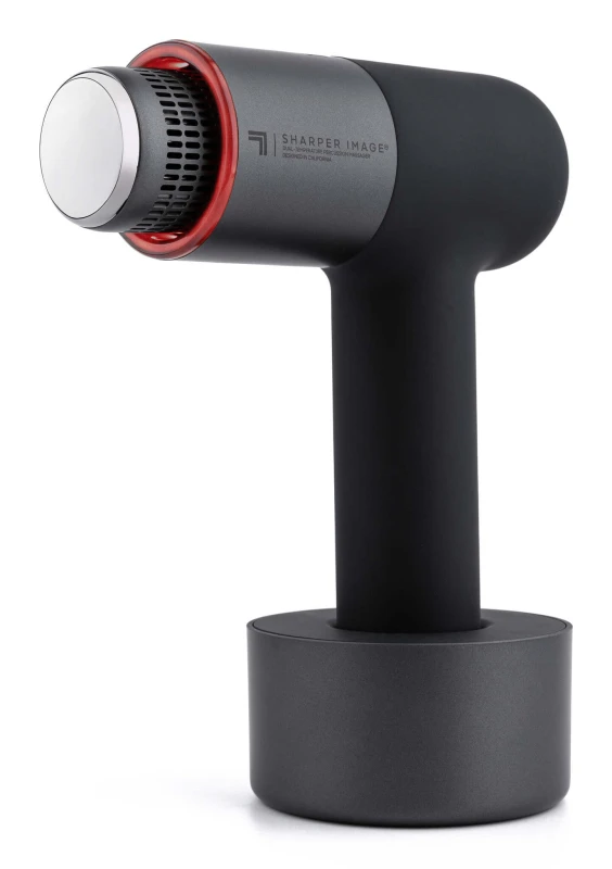 Image of SHARPER IMAGE Powerboost Pro Plus Hot and Cold Massager - Black 4894088080162