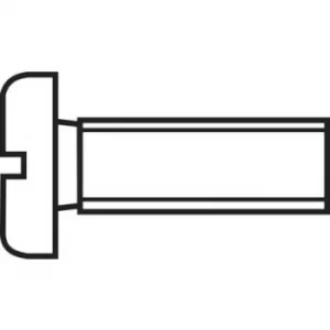 Image of TOOLCRAFT 815896 Allen screws M5 40 mm Slot DIN 84 ISO 1207 Plastic, Polyamide 10 pc(s)