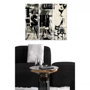 Image of MDF9207899 Multicolor Decorative MDF Painting (3 Pieces)