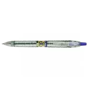 Image of Pilot B2P Ecoball Blue Clip-on retractable ballpoint pen Medium