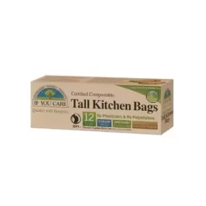 Image of If You Care FSC Certified 13 Gallon Compostable Tall Kitchen Bags, 6.75X6.75X22.5cm