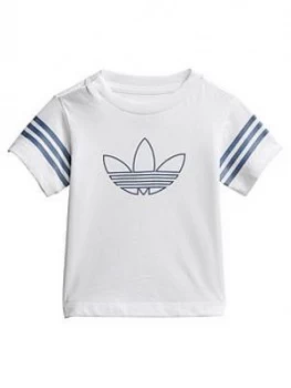Image of Adidas Originals Infant Outline Tee - White
