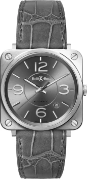 Image of Bell & Ross Watch BRS Officer Ruthenium