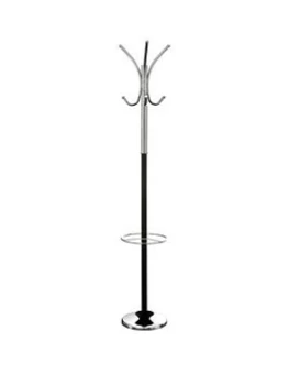 Image of Premier Housewares Coat Stand - Black/Chrome