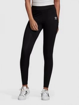 Image of Adidas Logo Leggings - Black