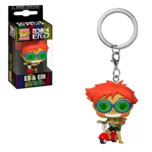 Image of Cowboy Bebop Ewdard on Scooter Funko Pop! Keychain