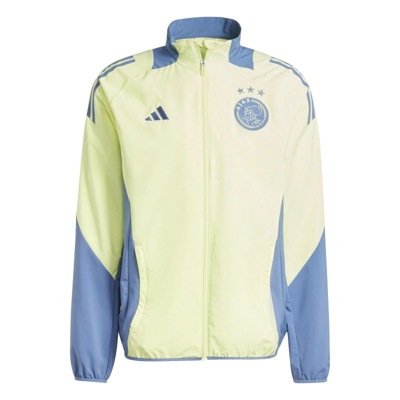 Image of adidas Ajax Amsterdam Pre Match Jacket 2024 2025 Adults - Yellow Yellow S
