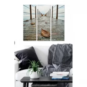 Image of MDF2313973 Multicolor Decorative MDF Painting (3 Pieces)