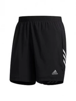 Image of Adidas 3 Stripe 3 Stripe Run It 7" Running Short