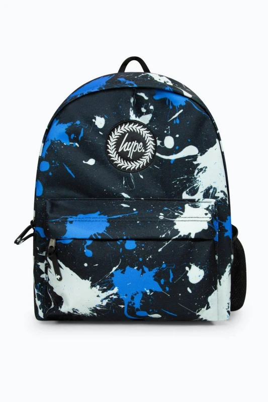 Image of Hype Black Splatter Backpack Black unisex