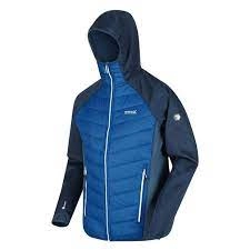 Image of Regatta Blue 'Anderson V' Hybrid Lightweight Hooded Jacket - 8