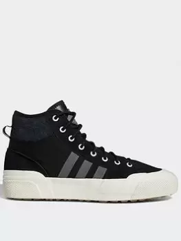 Image of adidas Originals Nizza Hi RF ATR Shoes, Brown, Size 9, Men