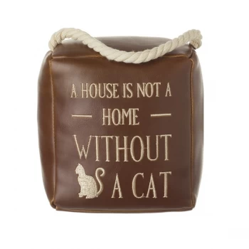 Image of A House Is Not A Home Cat Door Stop By Heaven Sends