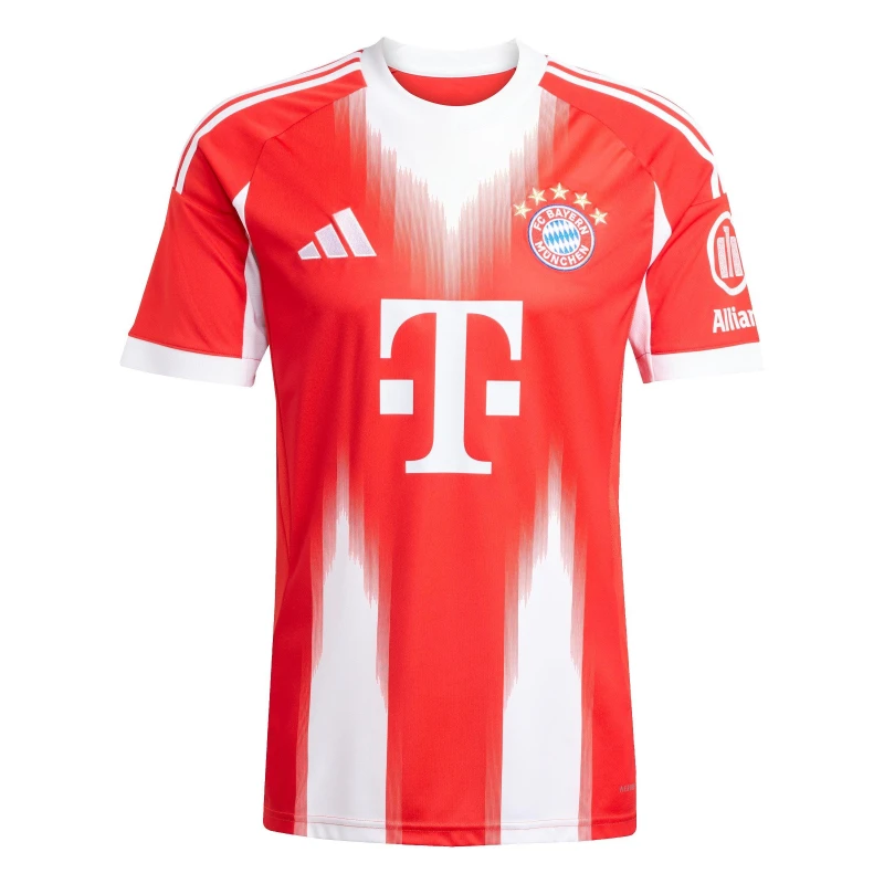 Image of Adidas Bayern Munich Home Shirt 2025/26 Rouge Male M JJ2137