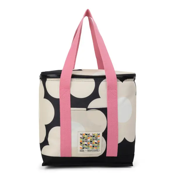 Image of Regatta Mens Orla 12 Litre Coolbag One Size Black Sixties Daisy RCE458-D5R-ONE