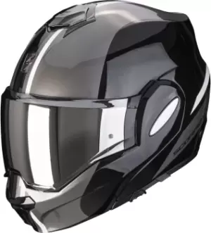 Image of Scorpion EXO-Tech Forza Helmet, black-silver, Size L, black-silver, Size L
