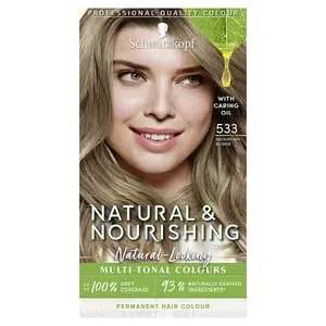 Image of Schwarzkopf NaturalNourishing Medium Ash Blonde Hair Dye