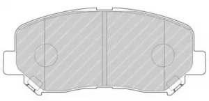 Image of Ferodo FDB4357 Brake Pad Set Front Axle Premier Car