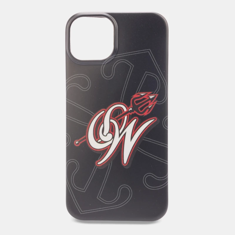Image of Off White Mens Phone Case Black Red male One Size