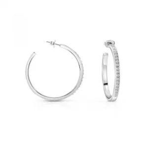 Image of Ladies Guess G Colors Silver Earrings