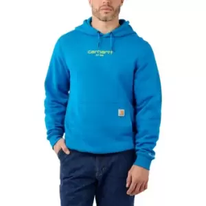 Image of Carhartt Mens Lightweight Logo Relaxed Fit Graphic Hoodie XL - Chest 46-48' (117-122cm)
